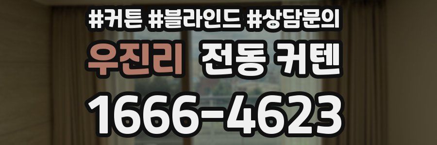 우진리 전동 커텐