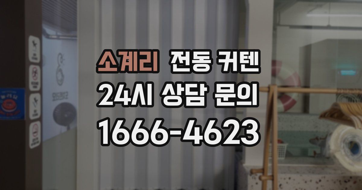 소계리 전동 커텐