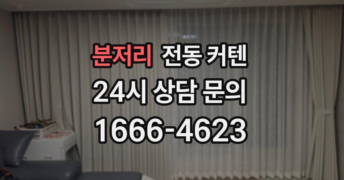분저리 전동 커텐
