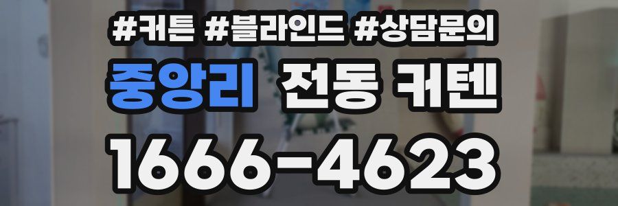 중앙리 전동 커텐