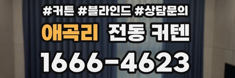 애곡리 전동 커텐
