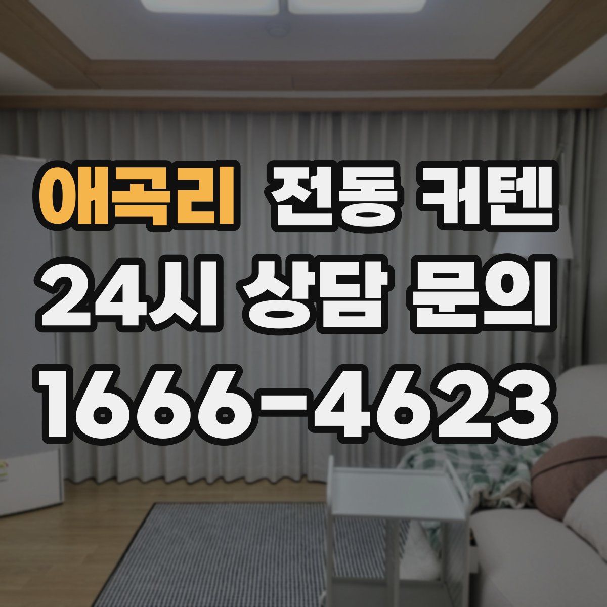 애곡리 전동 커텐