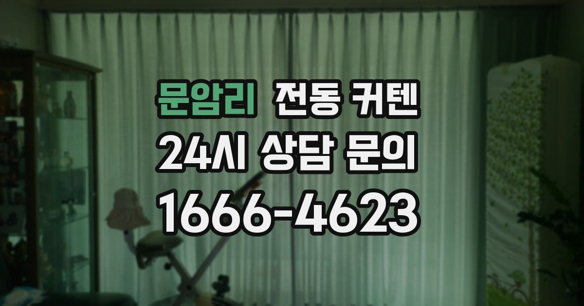 문암리 전동 커텐