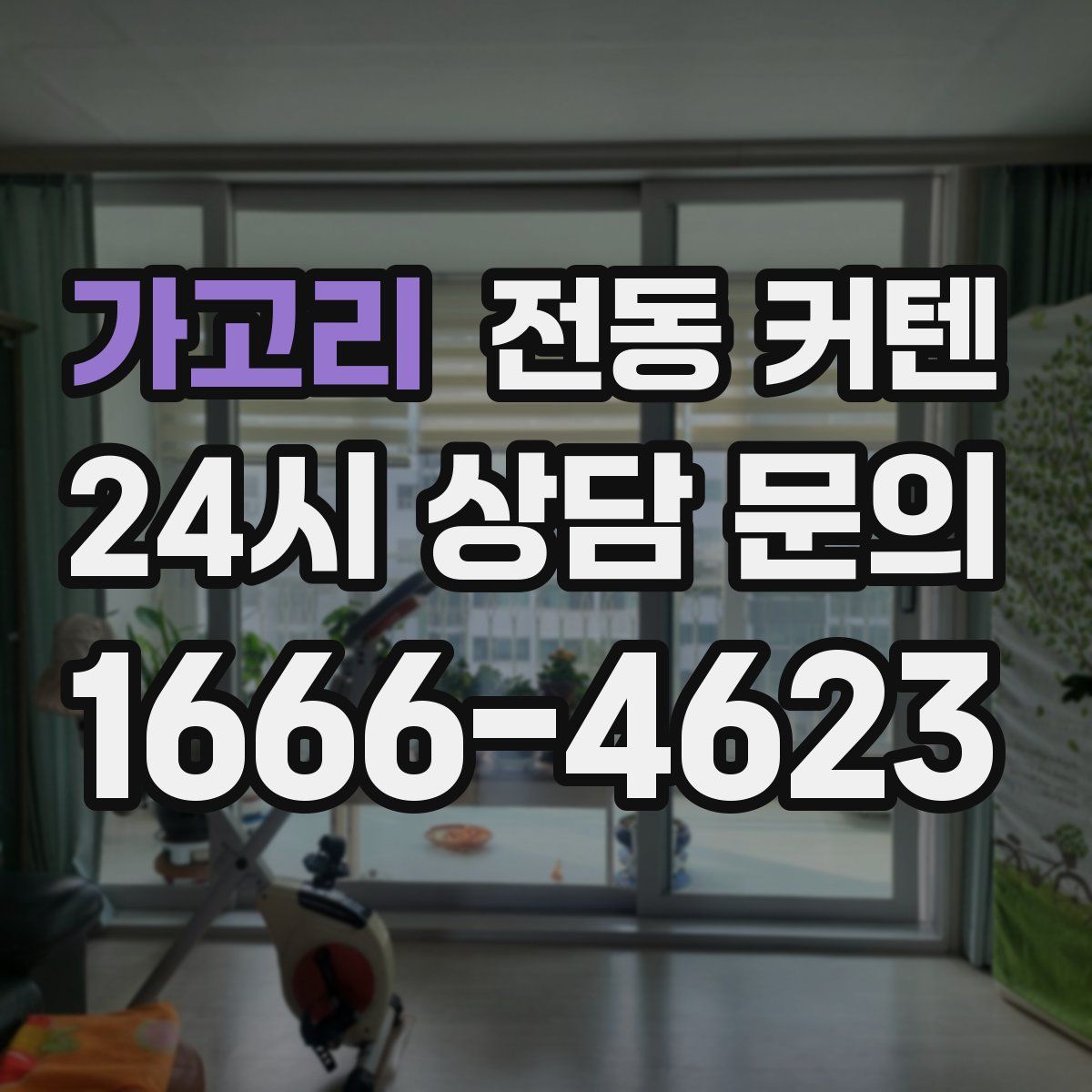 가고리 전동 커텐