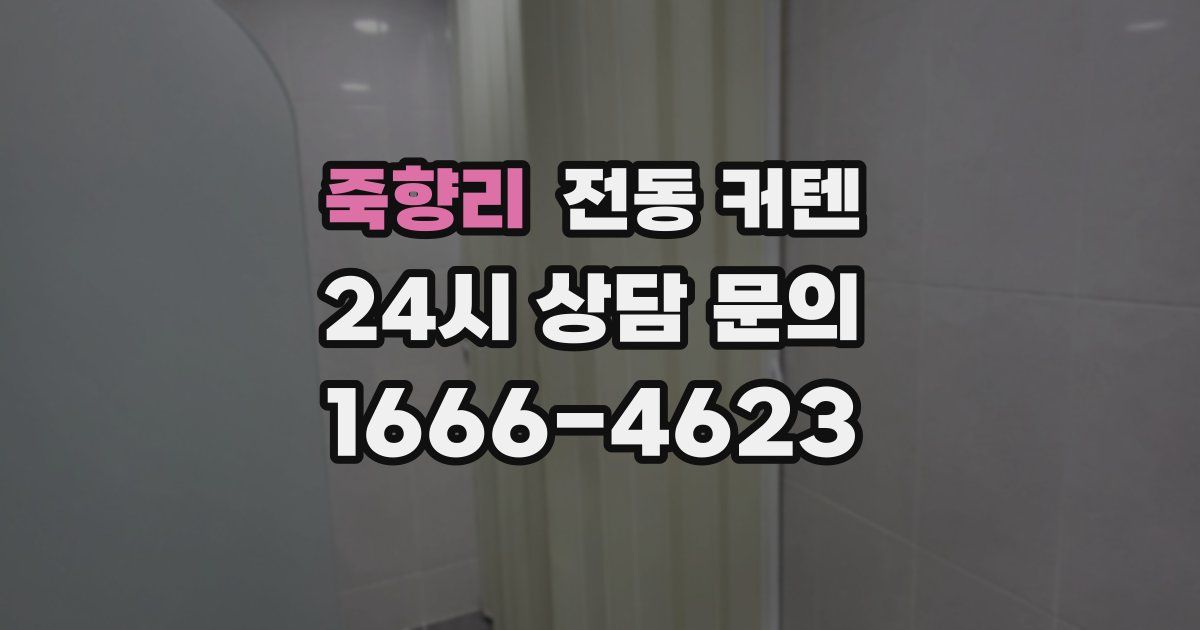 죽향리 전동 커텐