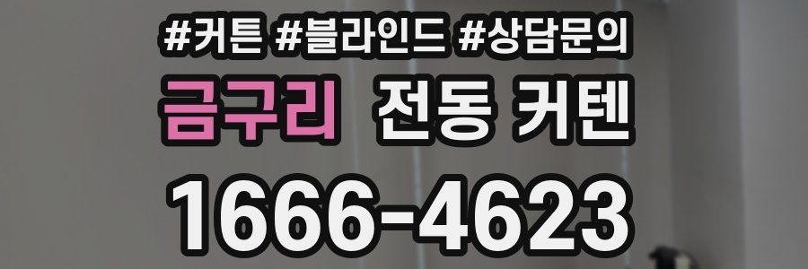 금구리 전동 커텐