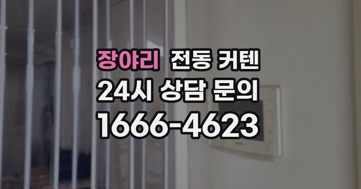 장야리 전동 커텐