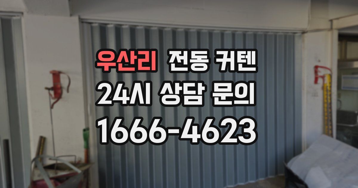 우산리 전동 커텐