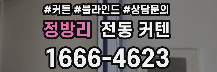정방리 전동 커텐