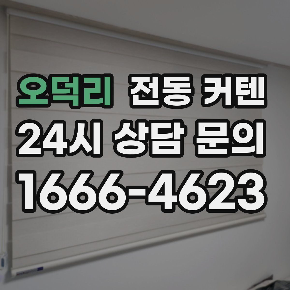 오덕리 전동 커텐