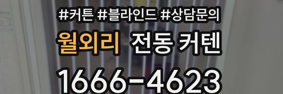 월외리 전동 커텐