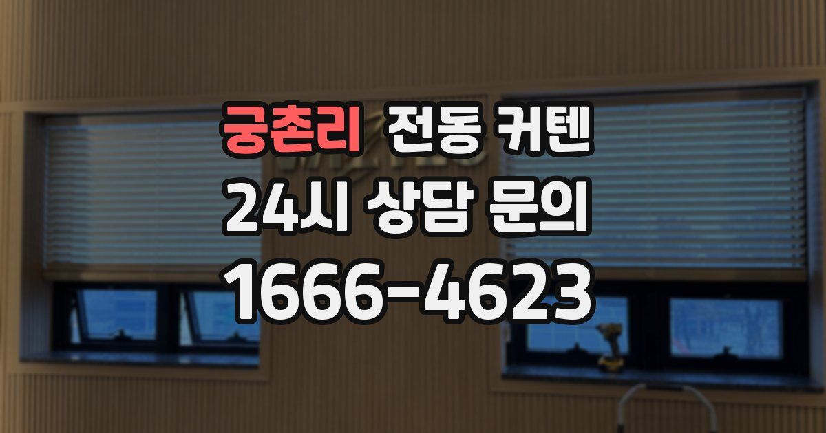 궁촌리 전동 커텐