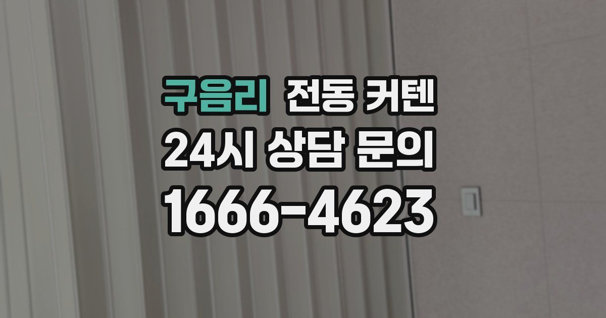 구음리 전동 커텐