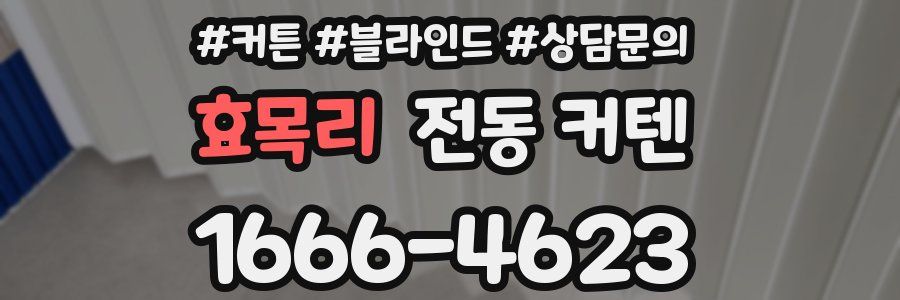 효목리 전동 커텐