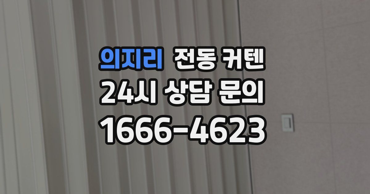 의지리 전동 커텐