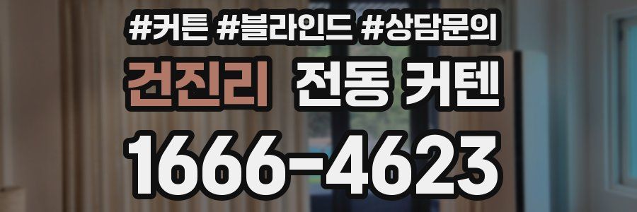 건진리 전동 커텐
