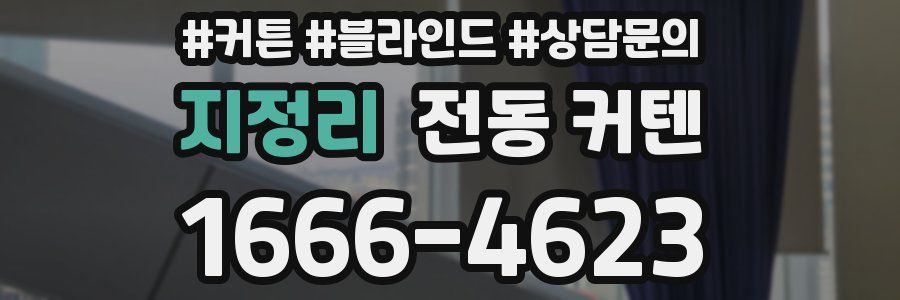 지정리 전동 커텐
