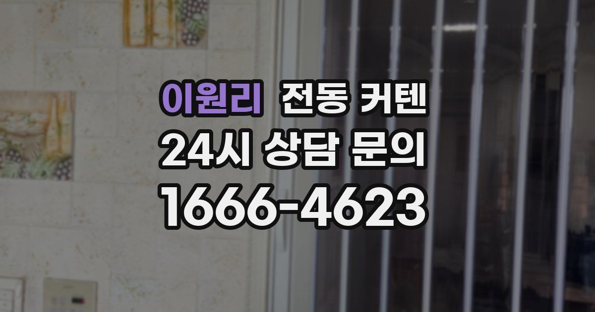이원리 전동 커텐