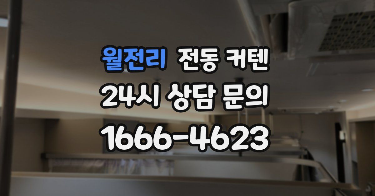 월전리 전동 커텐