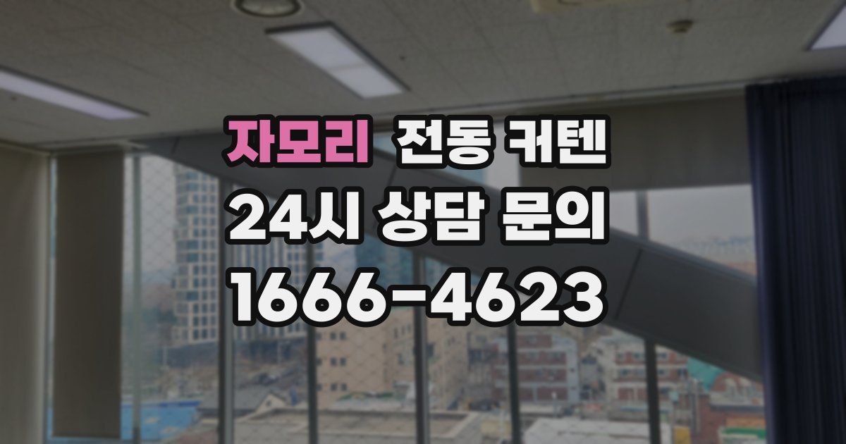 자모리 전동 커텐