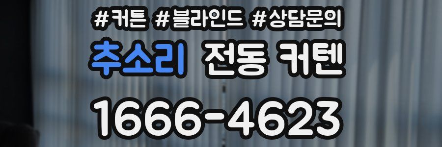 추소리 전동 커텐