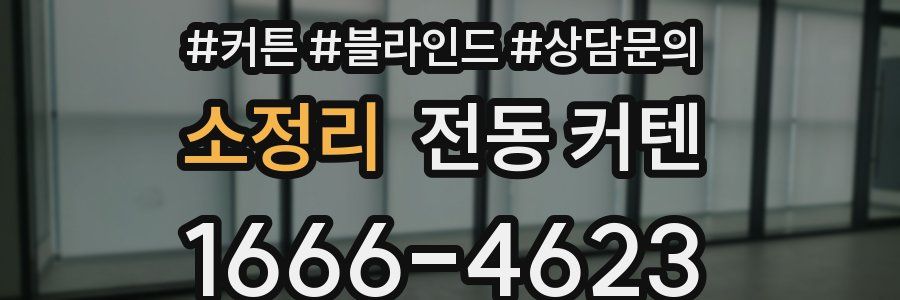 소정리 전동 커텐