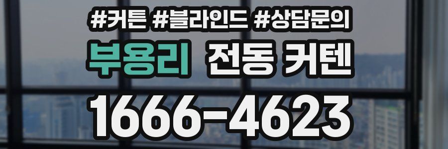 부용리 전동 커텐