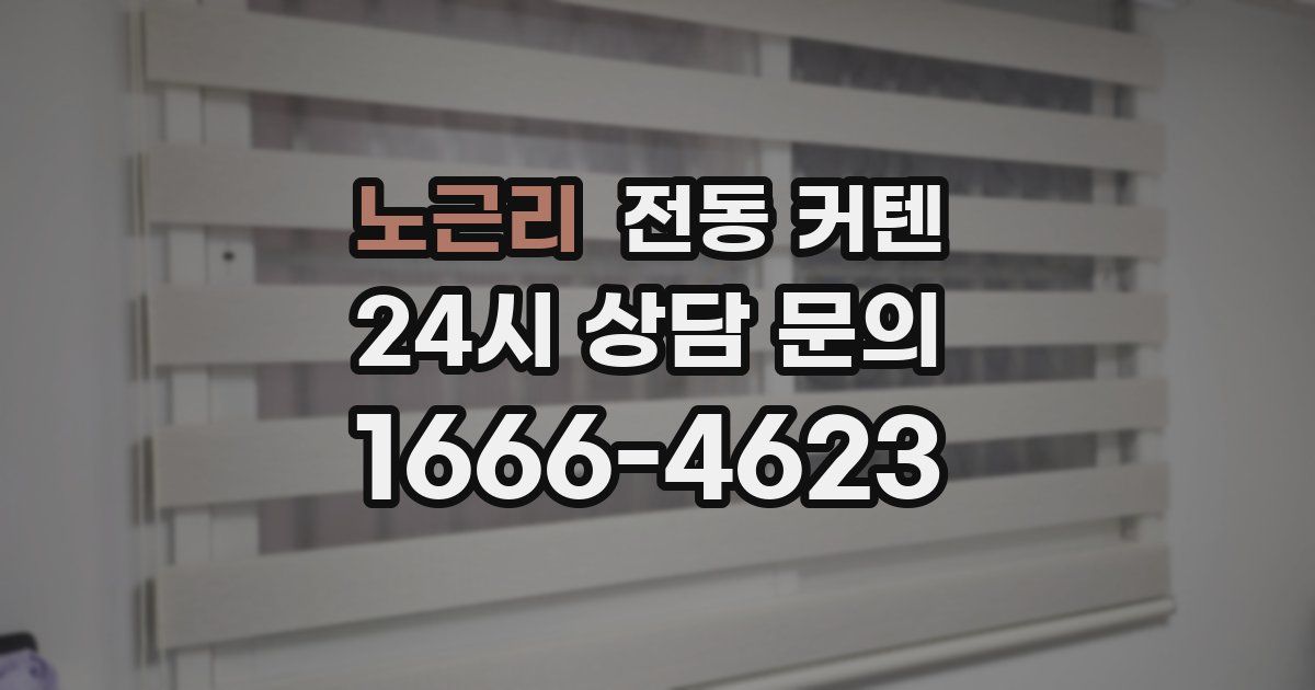 노근리 전동 커텐