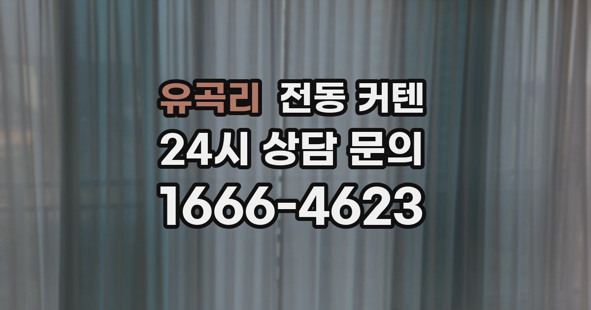 유곡리 전동 커텐