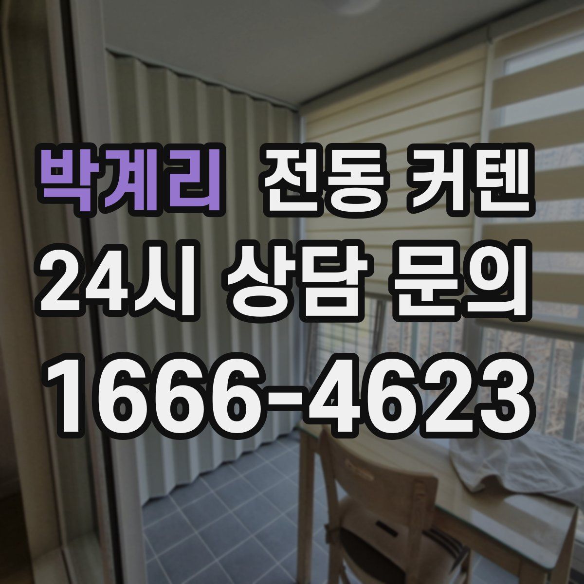 박계리 전동 커텐