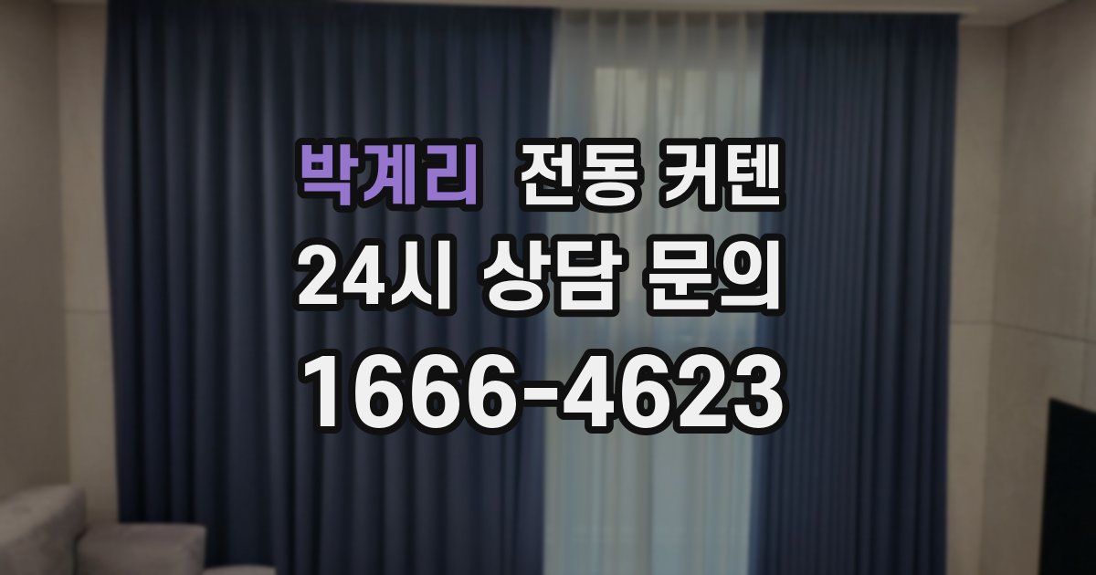 박계리 전동 커텐