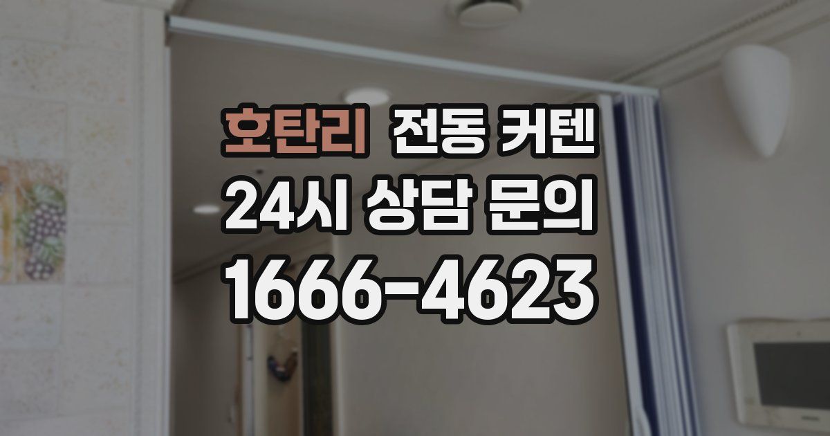 호탄리 전동 커텐