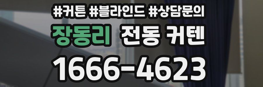 장동리 전동 커텐