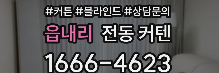 읍내리 전동 커텐