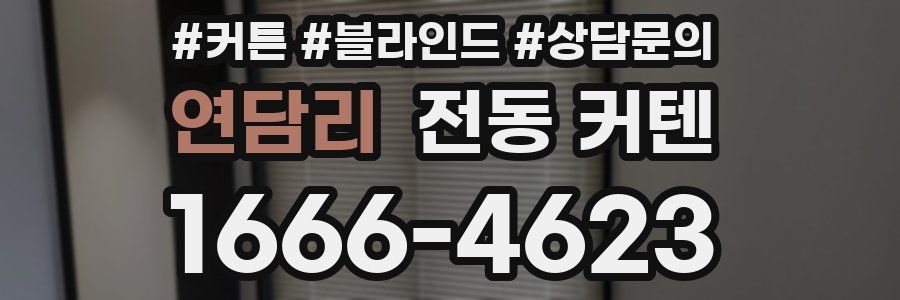 연담리 전동 커텐