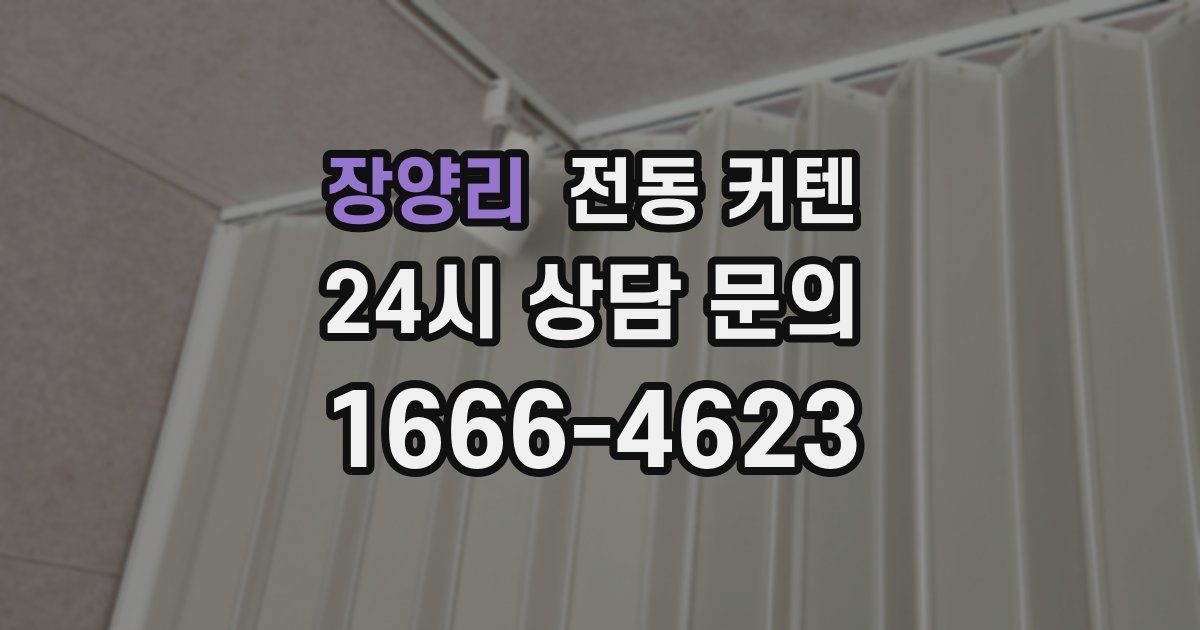 장양리 전동 커텐