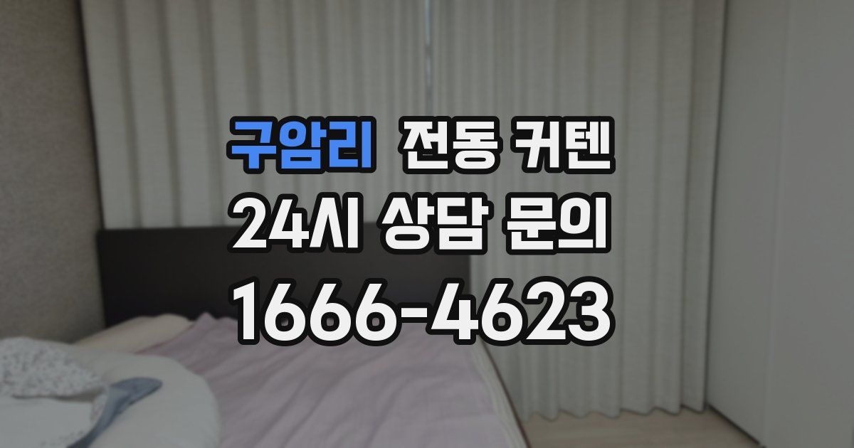 구암리 전동 커텐