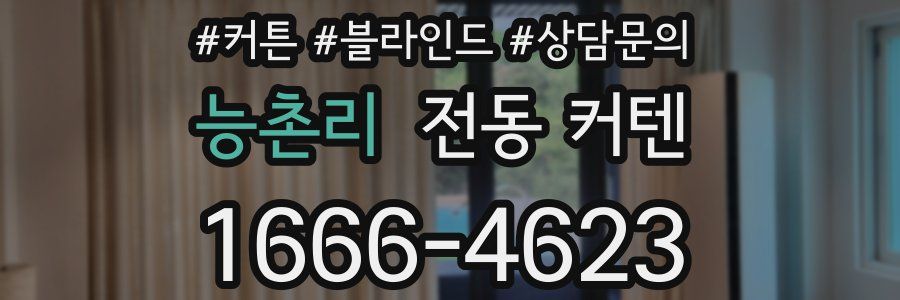 능촌리 전동 커텐