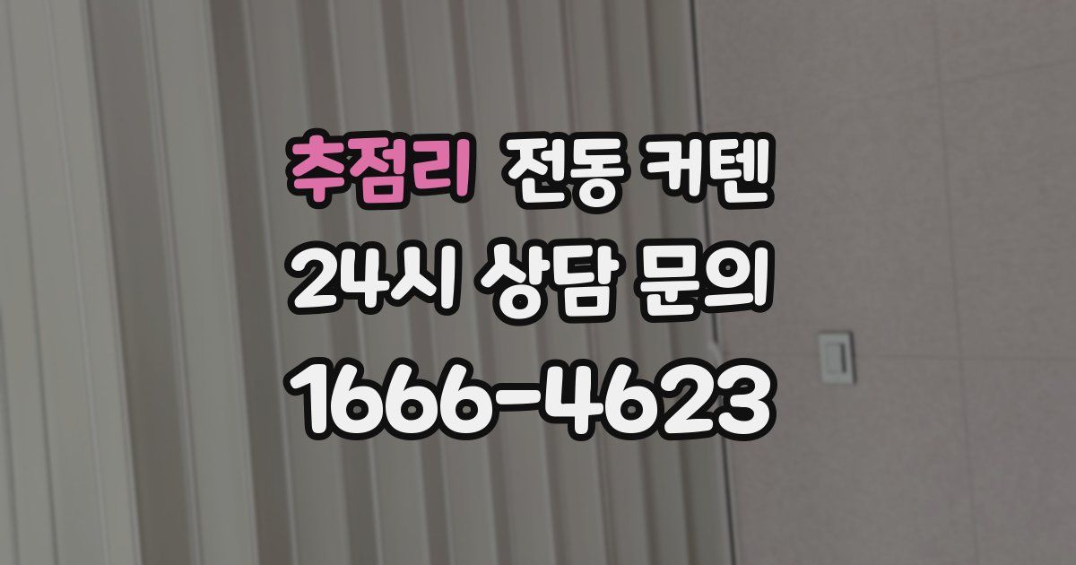 추점리 전동 커텐