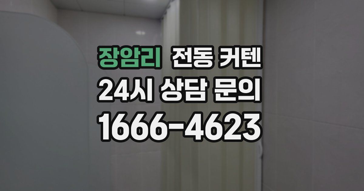 장암리 전동 커텐
