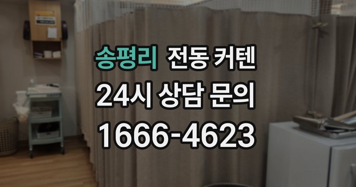 송평리 전동 커텐