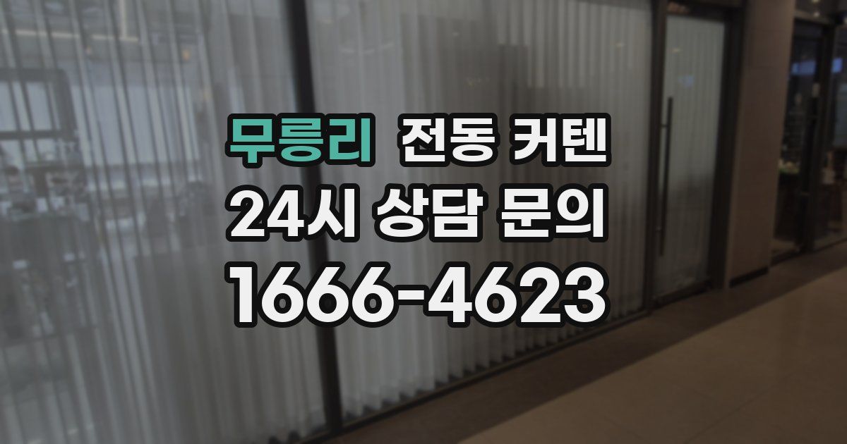 무릉리 전동 커텐