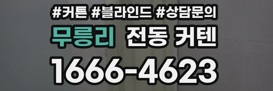 무릉리 전동 커텐