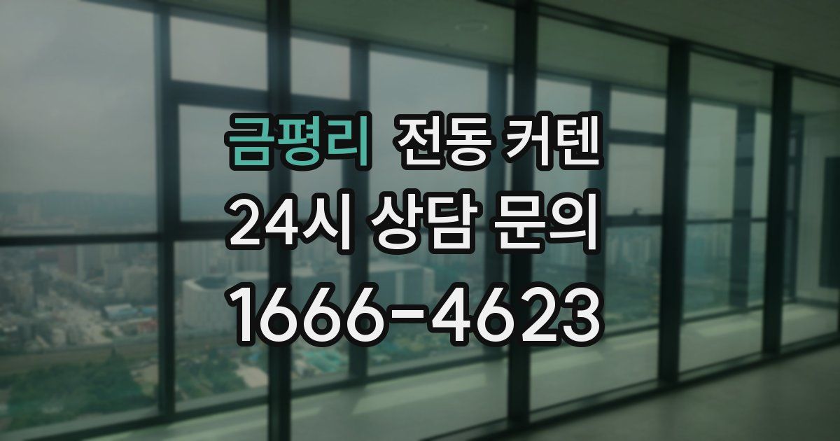 금평리 전동 커텐