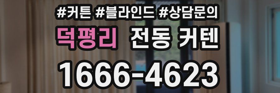 덕평리 전동 커텐
