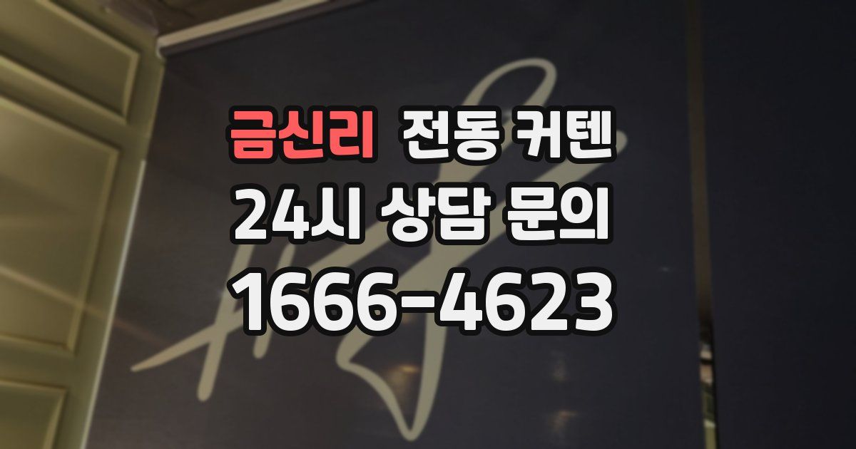 금신리 전동 커텐