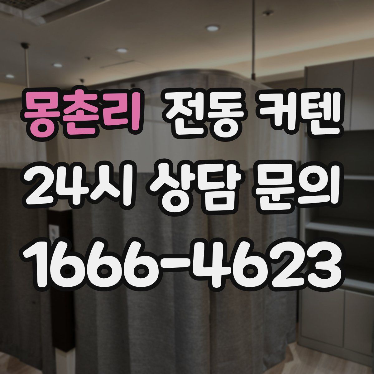 몽촌리 전동 커텐