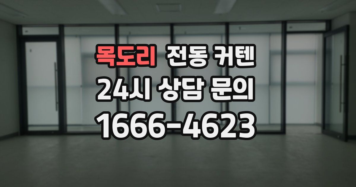 목도리 전동 커텐