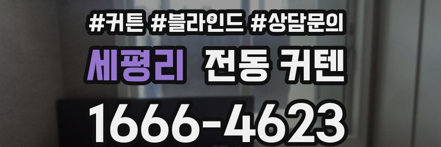 세평리 전동 커텐