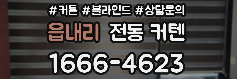 읍내리 전동 커텐